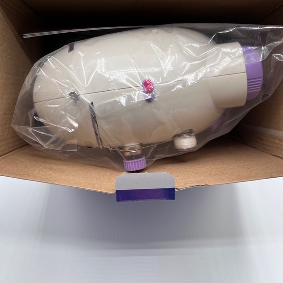 Mini sewing machine with bobbins and foot pedal/New in Box/Never used - Picture 3 of 3